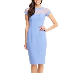 Maggy London Size 0 Illusion Yoke Cocktail Dress